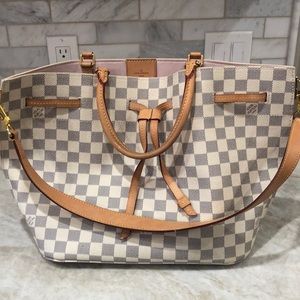 Louis Vuitton Girolata Damier Azur Handbag